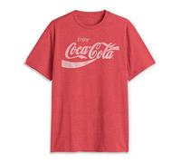 Coca-Cola Men's Eighties Coke Short Sleeve T-Shirt, Red, Large