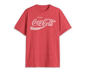Coca-Cola Men's Eighties Coke Short Sleeve T-Shirt, Red, XX-Large