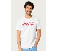 Coca-Cola Men's Enjoy & Refresh Yourself T-Shirt in White | Size: Medium Coca-Cola White M