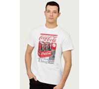 Coca-Cola Men's Retro Bottle Crate T-Shirt in White | Size: Medium Coca-Cola White M