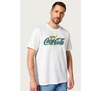 Coca-Cola Men's Spotted Logo T-Shirt in White | Size: Small Coca-Cola White S