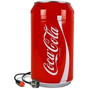 Coca Cola Coke Mini Fridge For Bedrooms 5.4L Cool Box 8 Can Table Top Mini Fridges For Snacks Lunch Food Drinks Beverages RV Camping Car & Travel 12v Portable Personal Cooler Red