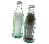 Coca-Cola Mini Glass Salt and Pepper Shakers Set of 2