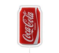 Coca-Cola® Officially Licensed 30cm LED Wall Sign | Coke® Can Design | Clear Perspex Light Up Sign | USB Powered | Man Cave, Home Bar, Bedroom Décor