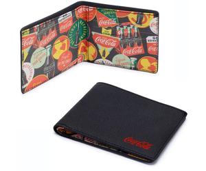 Coca Cola Officially Licensed Badges Leather Wallet