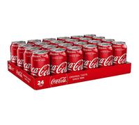 Coca-Cola Original Taste 24x330ml Cans - Classic, GMO-free, Gluten-free & Allergen-free; Suitable for Vegans