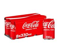 Coca-Cola Original Taste, 8 x 330 ml
