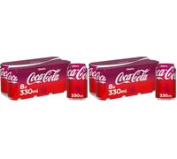 Coca-Cola Original Taste Cherry 8 x 330ml Cans (Pack of 2)