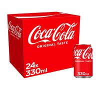 Coca-Cola Original Taste Soft Drink Cans, 24 x 330 mL