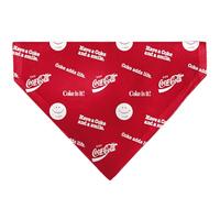 Coca-Cola Pet Bandana Coca Cola Coke Quotes Scattered Red White Slip On Collar Bandana Only