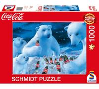 Schmidt Spiele , Coca Cola: Polar Bears (1000pc) , Puzzle , Ages 12+