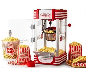 Coca Cola Popcorn Maker SNP-27CC - Retro Coca-Cola Cinema Style Pop-Corn Machine - 310W Popper Kettle with Kernel Stirrer