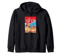 Coca-Cola Pyramid with Sphinx Poster Zip Hoodie