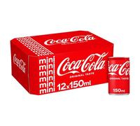 Coca-Cola Regular Soft Drink, 150 ml (Pack of 12)