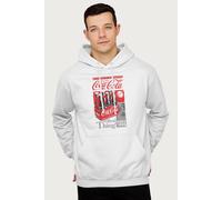 Coca-Cola Retro Bottle Crate Hooded Sweatshirt in White | Size: 2XL Coca-Cola White 2XL