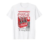 Coca Cola Retro Bottle Crate T-Shirt, Men, White, Large