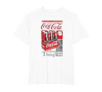 Coca Cola Retro Bottle Crate T-Shirt, Men's Big and Tall, White, 4X Tall