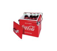 Coca-Cola Retro Ice Chest Cooler Cool Box with Bottle Opener 13L