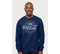 Coca-Cola Retro Logo Sweatshirt in Navy | Size: Small Coca-Cola Navy S