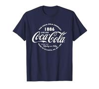 Coca Cola Retro Logo White Text T-Shirt