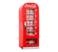 Coca-Cola Retro Vending Machine Style 10-Can Mini Fridge (CVF18) - Compact Thermoelectric Cooler