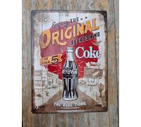 Coca Cola Route 66 3D Metal Wall Sign Size : 30cm by 40cm