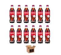 Coca Cola Soft Drinks Variety Pack - Original Taste, Diet Coke & Zero Sugar Fizzy Drinks, Classic Refreshing Cola Cans & Bottles for Party Gathering | (500ml-Bottle 12 pack, Cherry-£1.79)