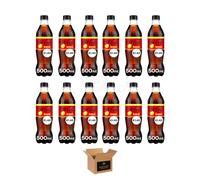Coca Cola Soft Drinks Variety Pack - Original Taste, Diet Coke & Zero Sugar Fizzy Drinks, Classic Refreshing Cola Cans & Bottles for Party Gathering | (500ml-Bottle 12 pack, Zero Sugr Lemon-£1.40)