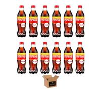 Coca Cola Soft Drinks Variety Pack - Original Taste, Diet Coke & Zero Sugar Fizzy Drinks, Classic Refreshing Cola Cans & Bottles for Party Gathering | (500ml-Bottle 12 pack, Lemon - £1.79)