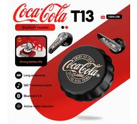 Coca-Cola T13 True Wireless Bluetooth Earbuds Semi-in-ear Design | 13mm Dynamic Driver | ENC Noise Cancellation Bluetooth 5.4 | Red
