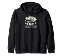 Coca-Cola The Pause That Refreshes Ice Cold Coke Est. 1886 Zip Hoodie