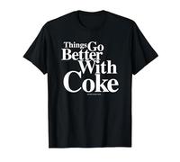 Coca Cola Things Go Better with Coke T-Shirt, Men, Black, Medium