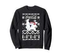 Coca-Cola Ugly Sweater Polar Bear Slide Graphic Sweatshirt Sweatshirt