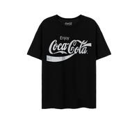 Coca-Cola Unisex Adult Distressed Logo T-Shirt NS8191