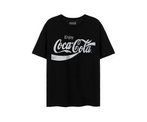 Coca-Cola Unisex Adult Distressed Logo T-Shirt NS8191