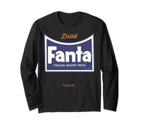 Coca-Cola Vintage Fanta Logo Drink Fanta Trade Mark Reg Long Sleeve T-Shirt