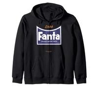 Coca-Cola Vintage Fanta Logo Drink Fanta Trade Mark Reg Zip Hoodie