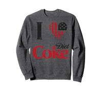 Coca-Cola Vintage Flag Love Diet Coke Graphic Sweatshirt Sweatshirt