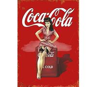 Coca Cola Vintage Wall Advertising Retro Metal Sign Plaque Kitchen Drink Pop UK 10 (Size Small A5 (200x150mm))