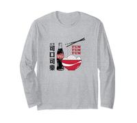 Coca-Cola with Ramen Yum Yum Kanji Food Long Sleeve T-Shirt