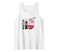 Coca-Cola with Ramen Yum Yum Kanji Food Tank Top