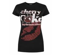 Coca Cola Womens Black Coke Short Sleeved T-Shirt - Small