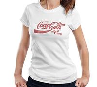 Coca Cola Women's The Real Thing T-Shirt, White, M