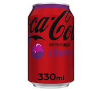 Coca Cola Zero Cherry Sugar Can 330ml x 24