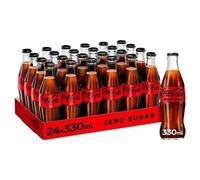 Coca-Cola Zero Glass Bottles 330ml (Pack of 24)