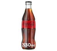 Coca Cola Zero 24x 330ml Icon Glass Bottles