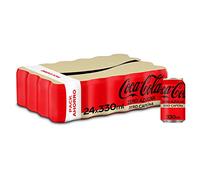 Coca-Cola Zero Sucre Zero Caffeine - Sugar-Free Soda - Calorie Free, Caffeine Free - 330 ml - Pack of 24