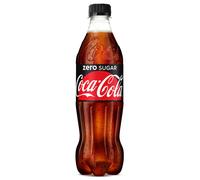 Coca-Cola Zero Sugar 12x500ml Bottles - Sparkling, Low-Calorie Soft Drink