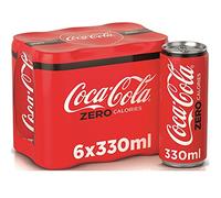 Coca-Cola Zero Sugar, 330 ml, Pack of 6