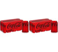 Coca-Cola Zero Sugar 8 x 330 ml (Pack of 2)